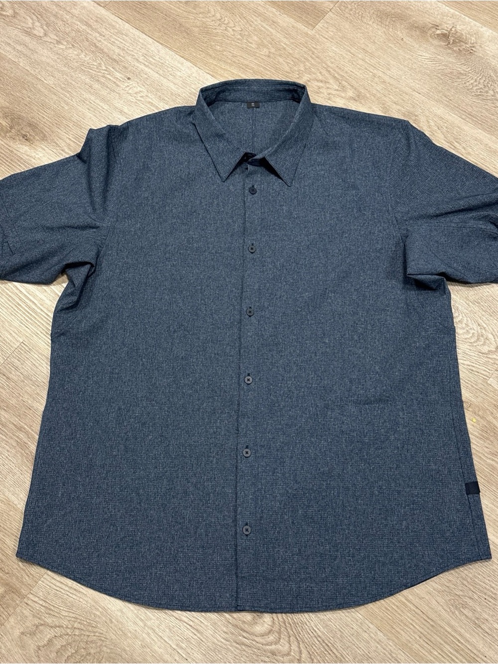 Lululemon Airing Easy Short-Sleeve ShirtHeathered True Navy (2XL)
